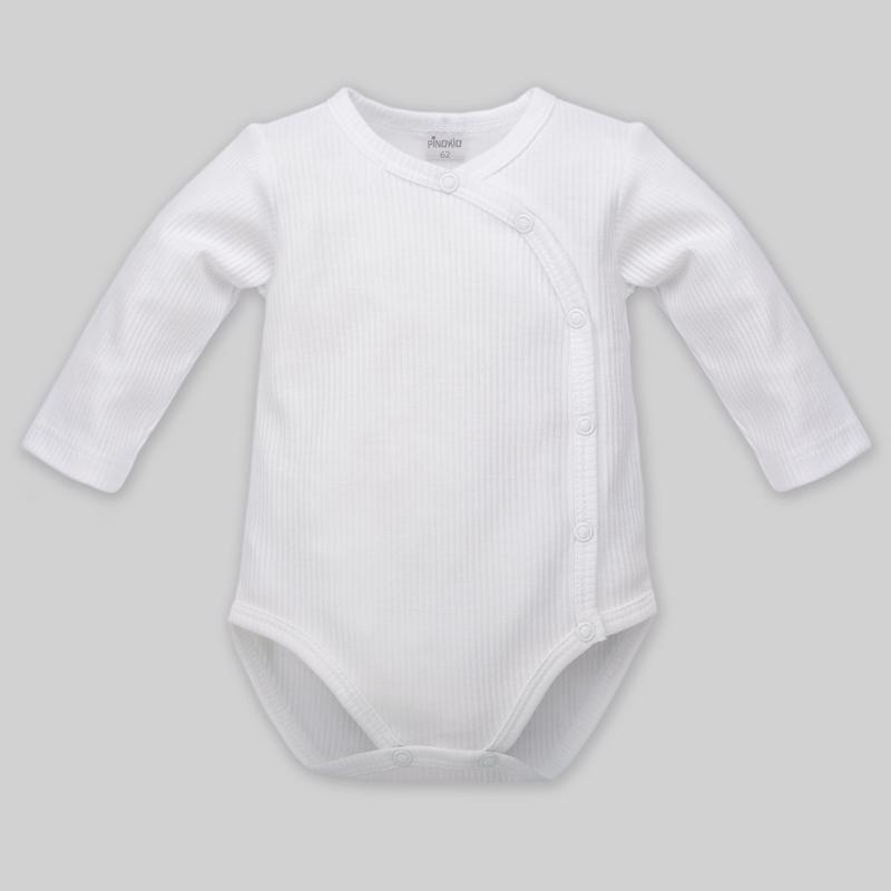 PINOKIO Body gombíky dlhý rukáv, biela, veľ. 68,  V001558